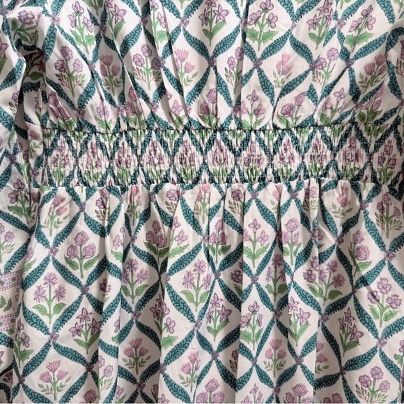 Sunny Spirit Floral Patterned Maxi Dress with Tassels large NWT - Picture 6 of 8